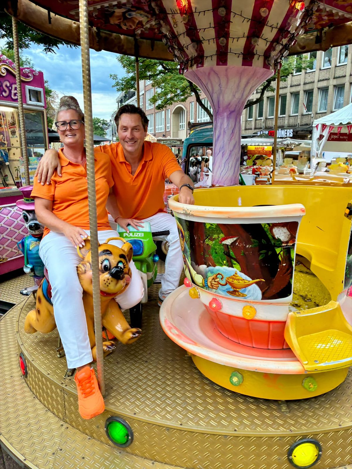 Zwischendurch auf dem Karussell
