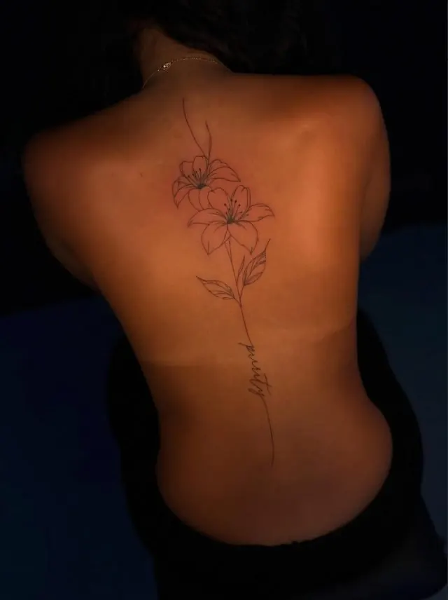 Fineline Tattoo von Miri Beauty